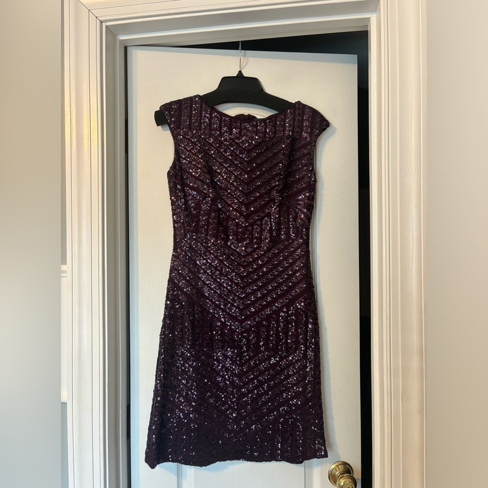 Ralph Lauren Purple Sequin Dress